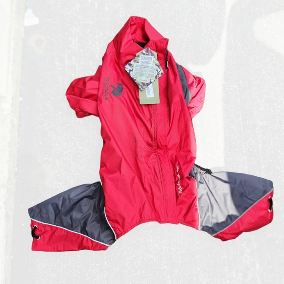 Touchdog Outdoor Series Dog Coat Red Size Large adjustable - Picture 2 of 4